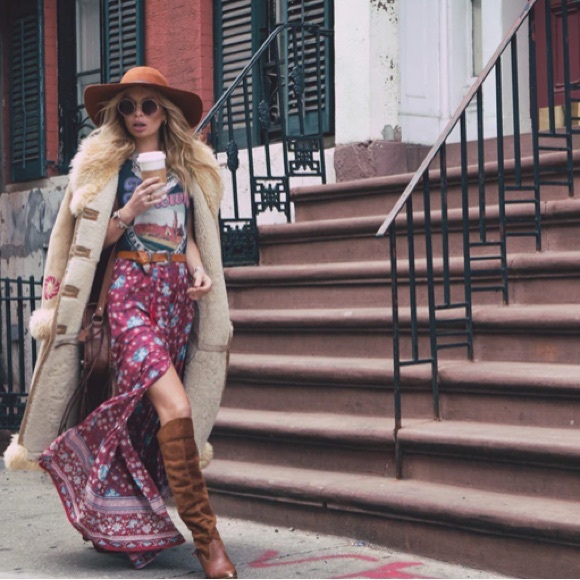 Spell Folktown Skirt in Wine - XL - Picture 7 of 14